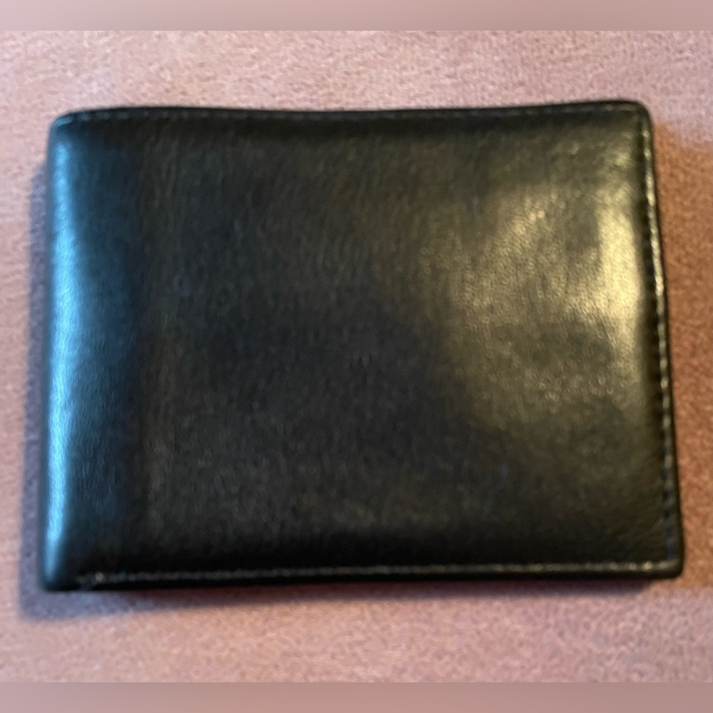 Classic Black Leather Wallet